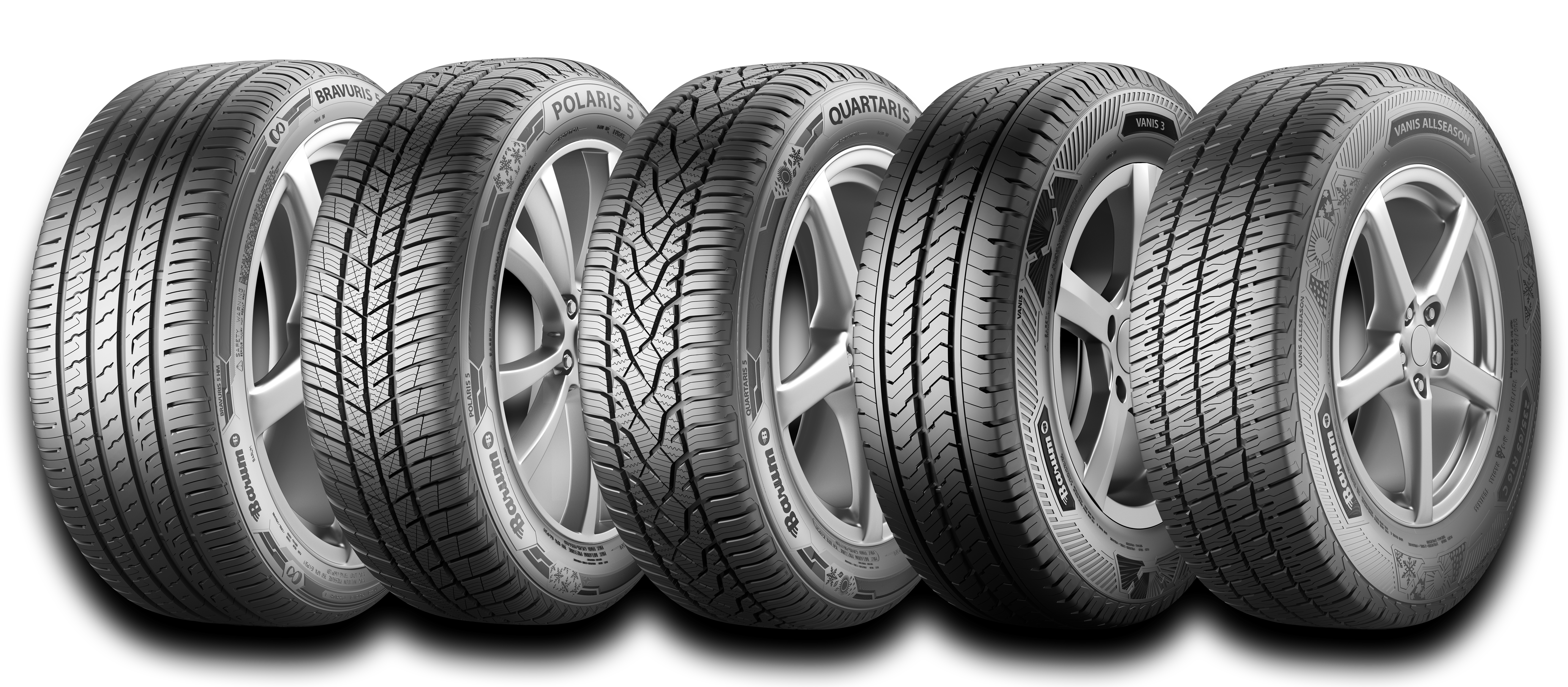 5 tyres of Barum in comparison 
