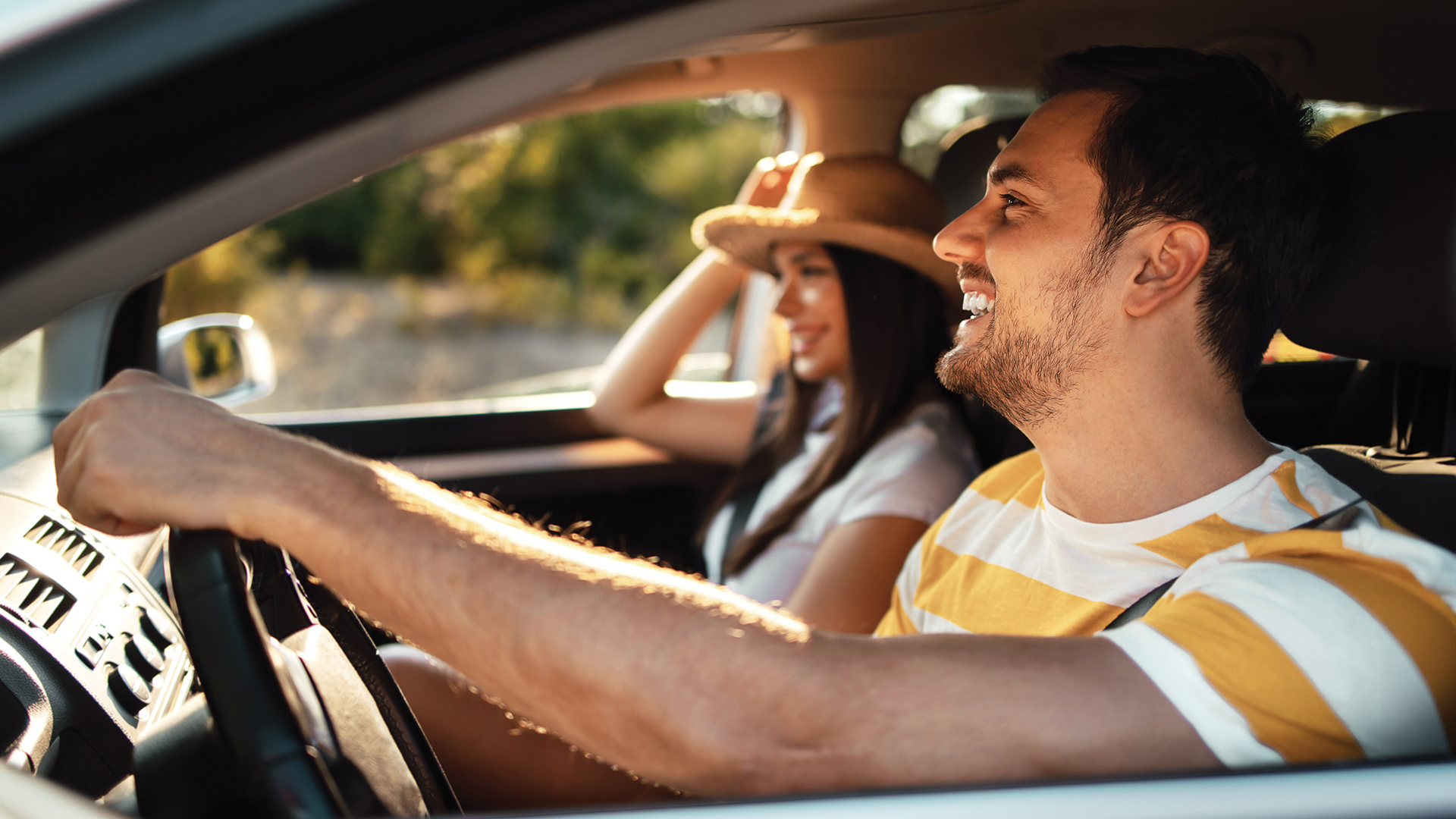 1413136147 Shot of a young couple enjoying a road trip together