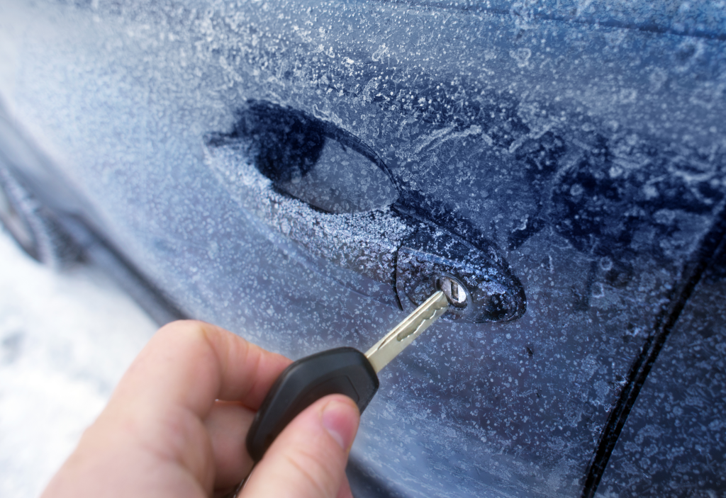 No car window covers? Prevent ice on windshield overnight
